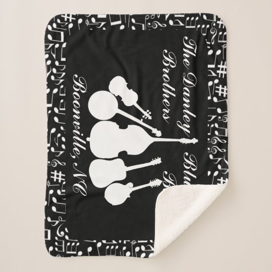 COUVERTURE SHERPA BANDE DE BLUEGRASS (Devant)