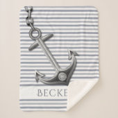 Couverture Sherpa Bandes ancrées (Devant)