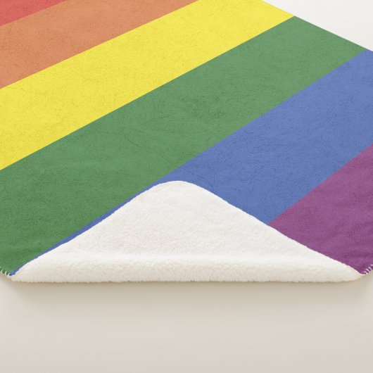 Couverture Sherpa Bandes arc-en-ciel (3/4)