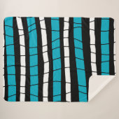 Couverture Sherpa Bandes brisées Abstraites (Devant (Horizontal))