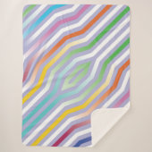 Couverture Sherpa Bandes diagonales symétriques arrière - plan 1 (Devant)