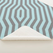 Couverture Sherpa Bandes diagonales symétriques arrière - plan 9 (3/4)