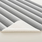 Couverture Sherpa Bandes d'ombre grises (3/4)