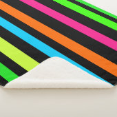 Couverture Sherpa Bandes néon (3/4)