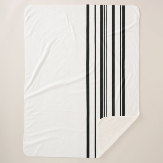 Couverture Sherpa Bandes noires (Devant)