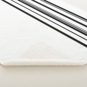 Couverture Sherpa Bandes noires (3/4)