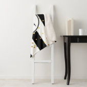 Couverture Sherpa Bandes noires et blanches (En situation)