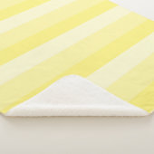 Couverture Sherpa Bandes ombres dans les tons jaunes (3/4)