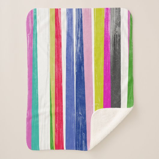 Couverture Sherpa Bandes verticales (Devant)