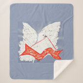 Couverture Sherpa Banner Dove (Devant)