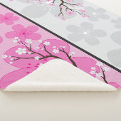 Couverture Sherpa Bannières de fleurs de cerisier (3/4)