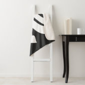 Couverture Sherpa Barre géométrique abstraite (En situation)