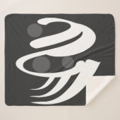 Couverture Sherpa Barre géométrique abstraite (Devant (Horizontal))