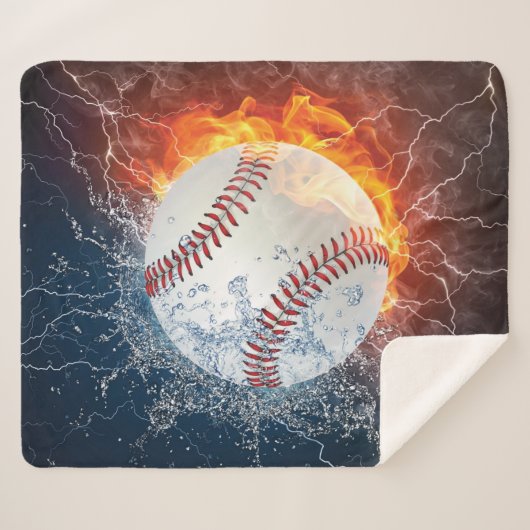 Couverture Sherpa Baseball (Devant (Horizontal))