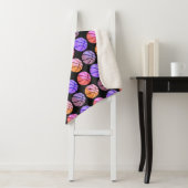 Couverture Sherpa Basket-ball Pop Art (En situation)