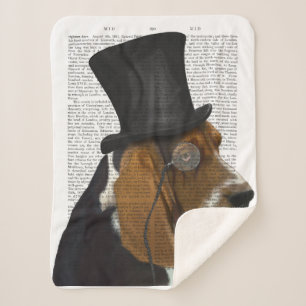Couverture Sherpa Basset Hound, Hound officiel et Casquette