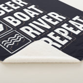 Couverture Sherpa Bateau de bière et de boire papa Anniversaire (3/4)