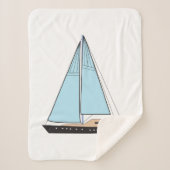 Couverture Sherpa Bateau De Voilier De Luxe (Devant)