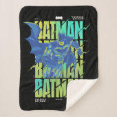 Couverture Sherpa Batman Électrique Qui Traverse La Typographie (Devant)