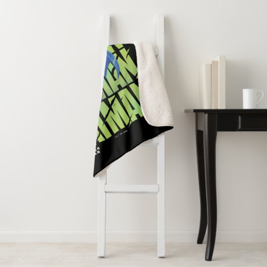 Couverture Sherpa Batman Électrique Qui Traverse La Typographie (En situation)