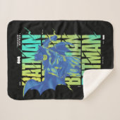 Couverture Sherpa Batman Électrique Qui Traverse La Typographie (Devant (Horizontal))