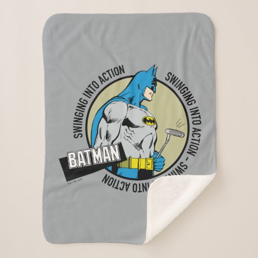 Couverture Sherpa Batman Golfing - Passage En Action (Devant)
