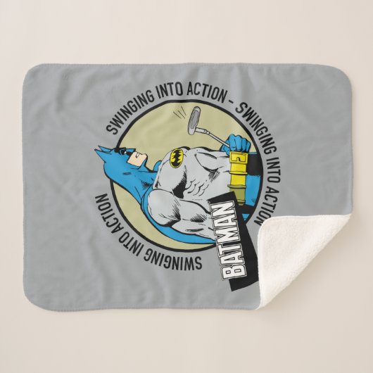 Couverture Sherpa Batman Golfing - Passage En Action (Devant (Horizontal))