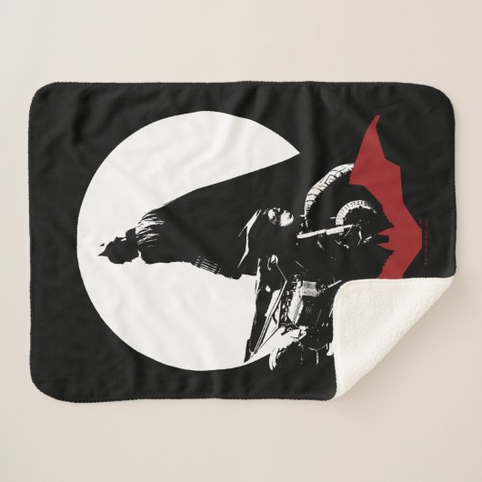 Couverture Sherpa Batman Motorcycle Silhouette (Devant (Horizontal))