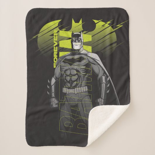 Couverture Sherpa Batman Power Up Caractère Art (Devant)