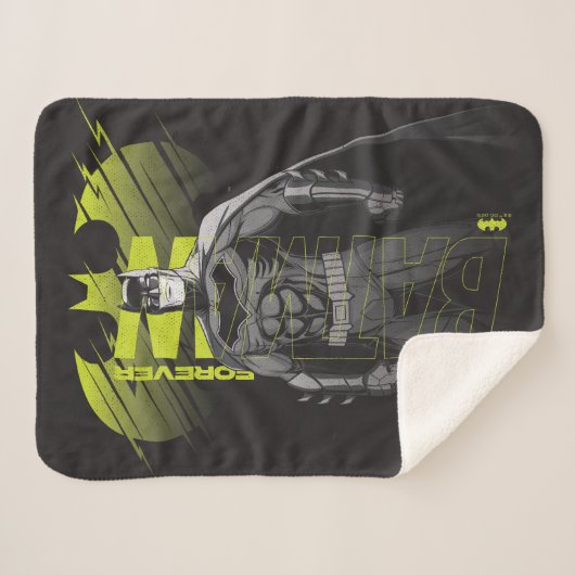 Couverture Sherpa Batman Power Up Caractère Art (Devant (Horizontal))