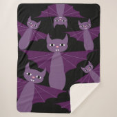 Couverture Sherpa Battes pourpres (Devant)