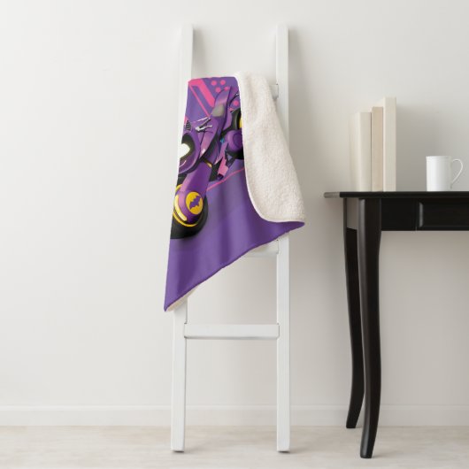 Couverture Sherpa Batwheel™ Bibi - Le cycle Batgirl (En situation)