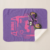 Couverture Sherpa Batwheel™ Bibi - Le cycle Batgirl (Devant (Horizontal))