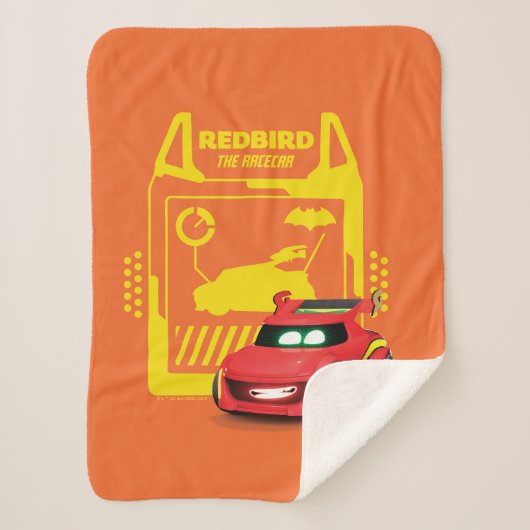 Couverture Sherpa Batwheel™ Redbird - Le Racecar (Devant)
