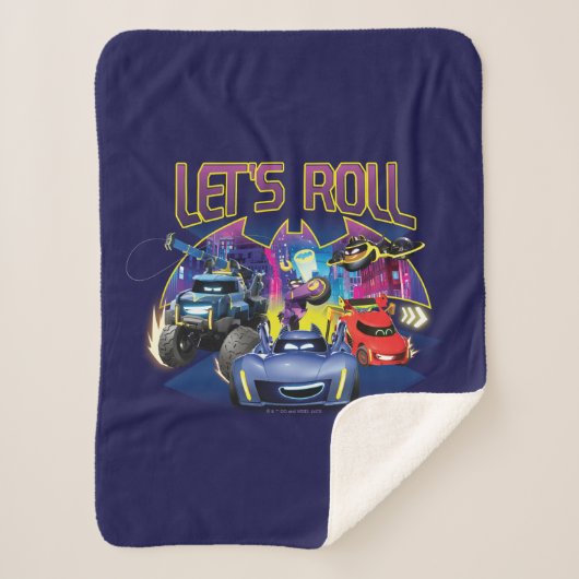 Couverture Sherpa Batwheel™ Team - Let's Roll (Devant)