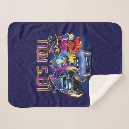 Couverture Sherpa Batwheel™ Team - Let's Roll (Devant (Horizontal))