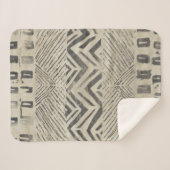 Couverture Sherpa Bazar motif - Formes géométriques (Devant (Horizontal))