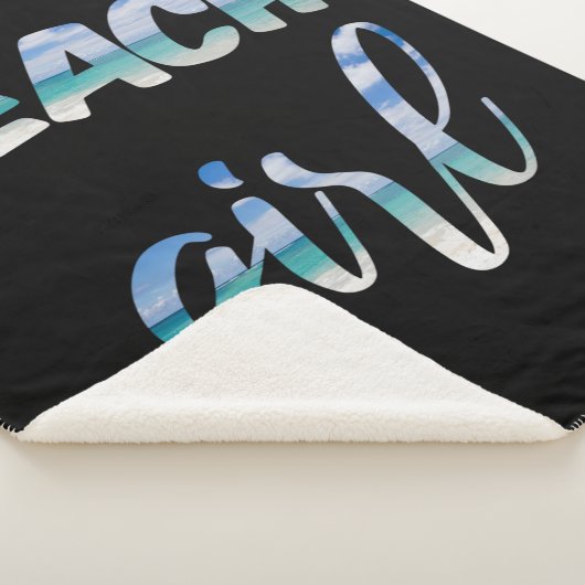 Couverture Sherpa Beach Girl (3/4)