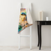 Couverture Sherpa "Beachside Turtle Buddies" (En situation)