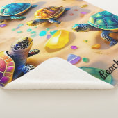Couverture Sherpa "Beachside Turtle Buddies" (3/4)