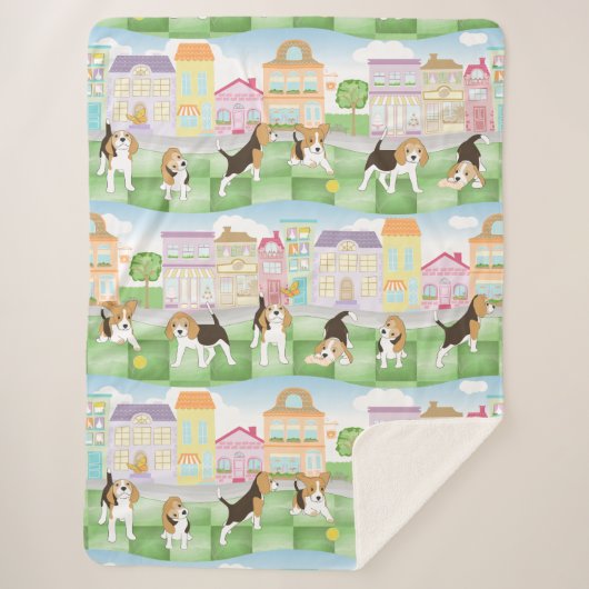 Couverture Sherpa Beagles (Devant)