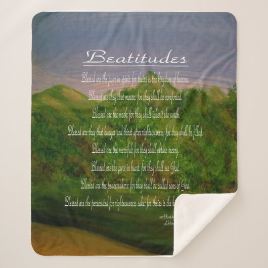 Couverture Sherpa Béatitudes (Devant)