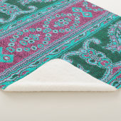 Couverture Sherpa Beau, arabe, arabe, arabique, arabique, tissu arab (3/4)