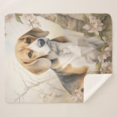 Couverture Sherpa Beau Beagle (Devant (Horizontal))