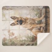 Couverture Sherpa Beau berger allemand (Devant (Horizontal))