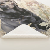 Couverture Sherpa Beau Black Lab (3/4)