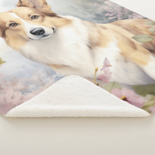 Couverture Sherpa Beau Corgi (3/4)