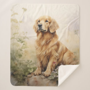Couverture Sherpa Beau Golden Retriever