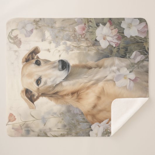 Couverture Sherpa Beau Greyhound (Devant (Horizontal))