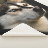 Couverture Sherpa Beau Oreiller Husky Lrow (3/4)